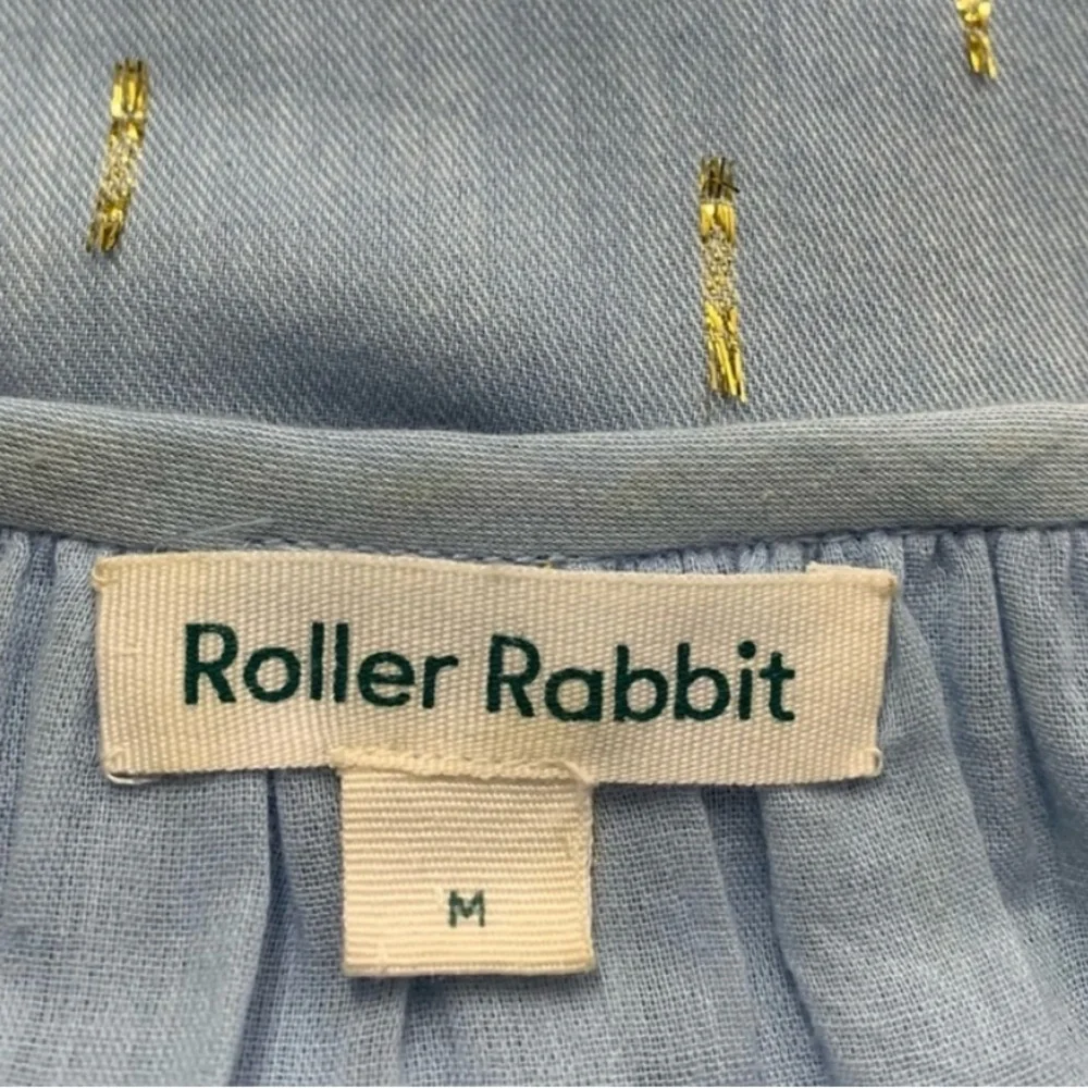 Roller Rabbit Blue Weir Tamania Dress Medium - Picture 4 of 10